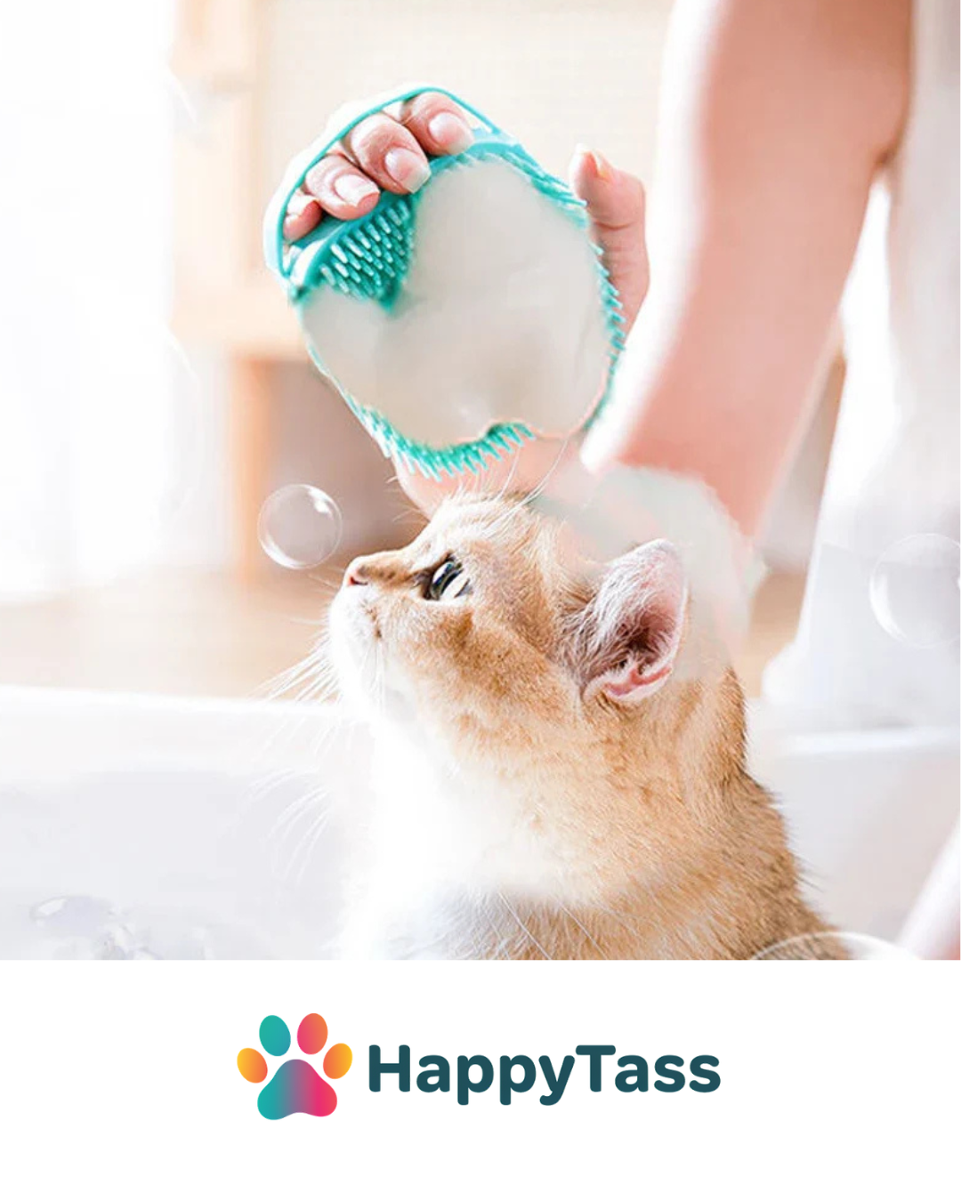 HappyTass Duschborste för Husdjur