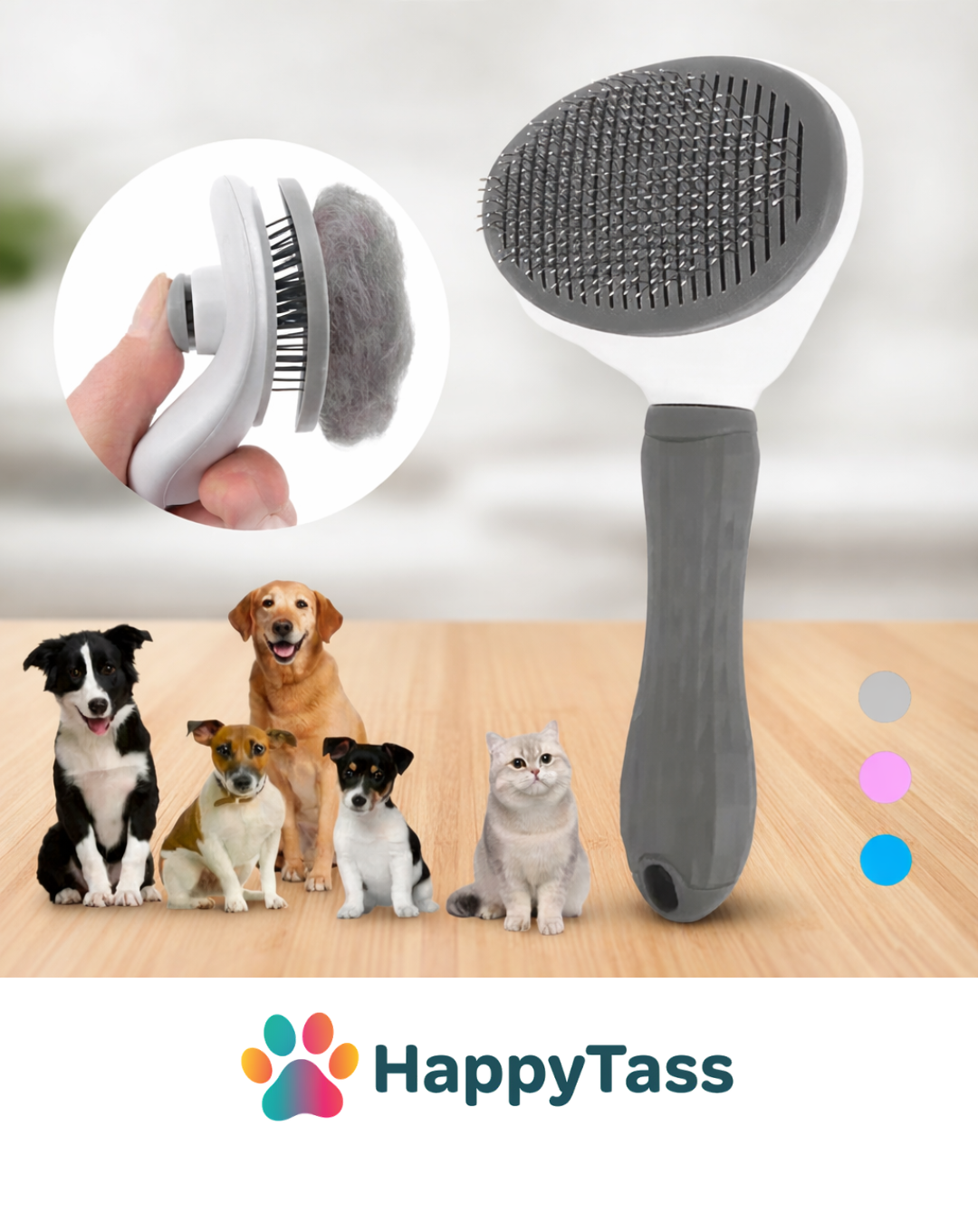 HappyTass Pälsborste