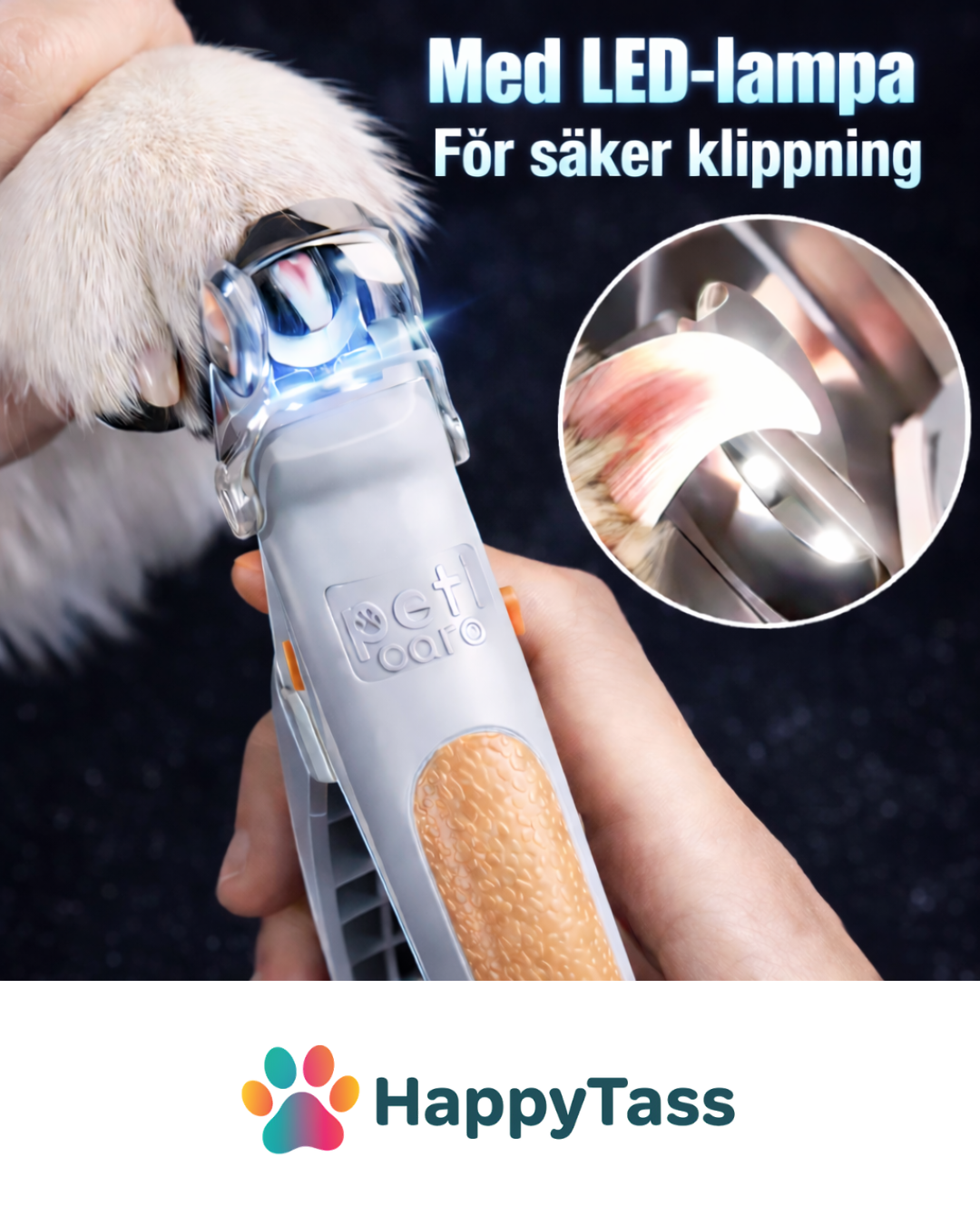 LED-belyst Klosax för Husdjur